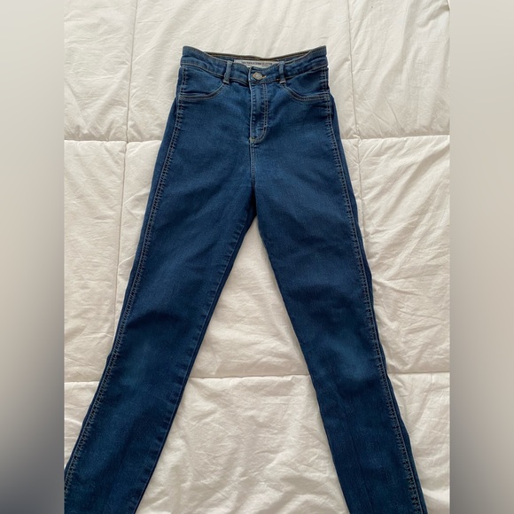 Zara Trafaluc Denim Collection Dark Blue Skinny Jeans - Picture 8 of 12